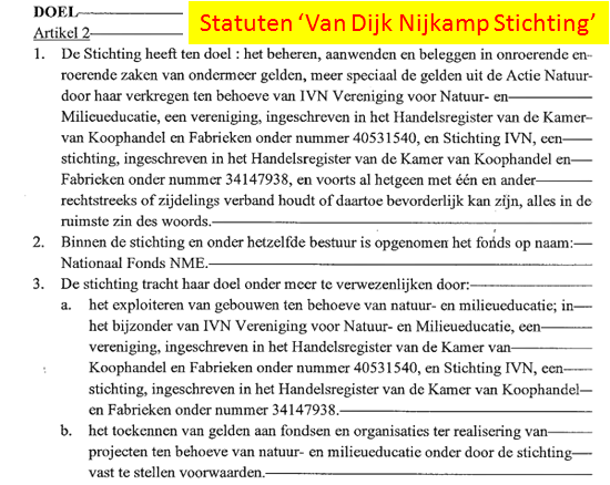 VDijkNijk Statuten